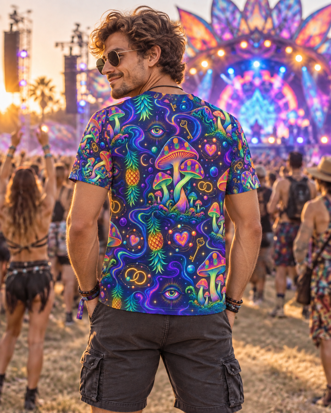 Psychedelic Rave Men’s Shirt