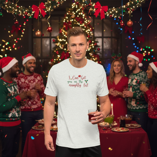 I Can Get You On The Naughty List Classic Shirt – Funny Christmas Swinger Tee | DK Apparel-DK Apparel