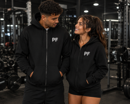 Pineapple Fitness Zip Hoodie White Logo | Pineapple Fitness Apparel – DK Apparel