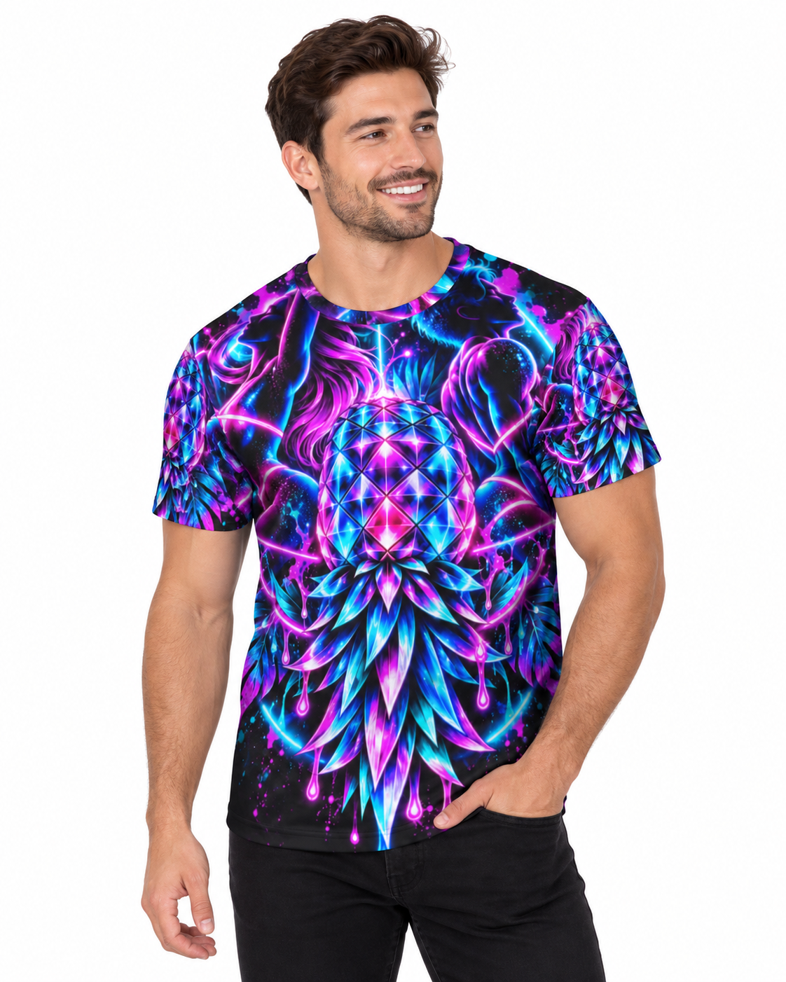 Pineapple Body Rave Men's Short Sleeve T-shirt