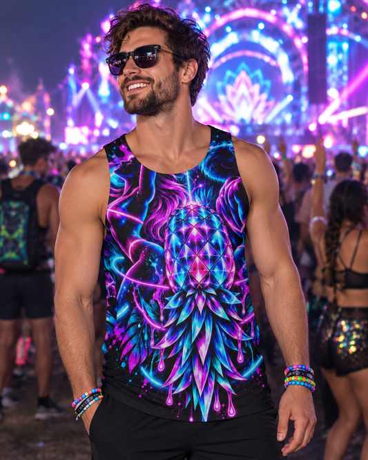 Pineapple Body Rave Men's Tank Top