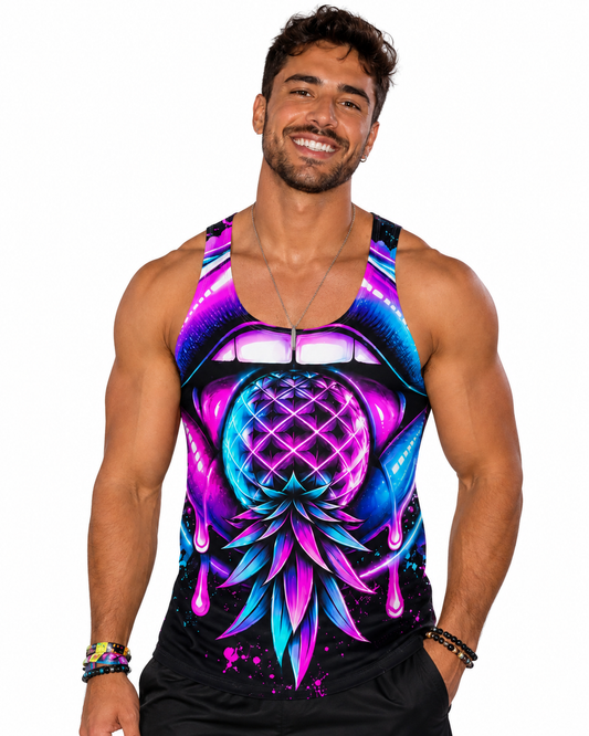 Pineapple Rave Men's Tank Top