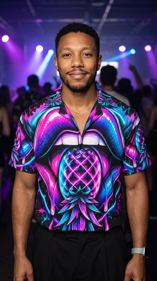 Pineapple Rave Button Up Shirt
