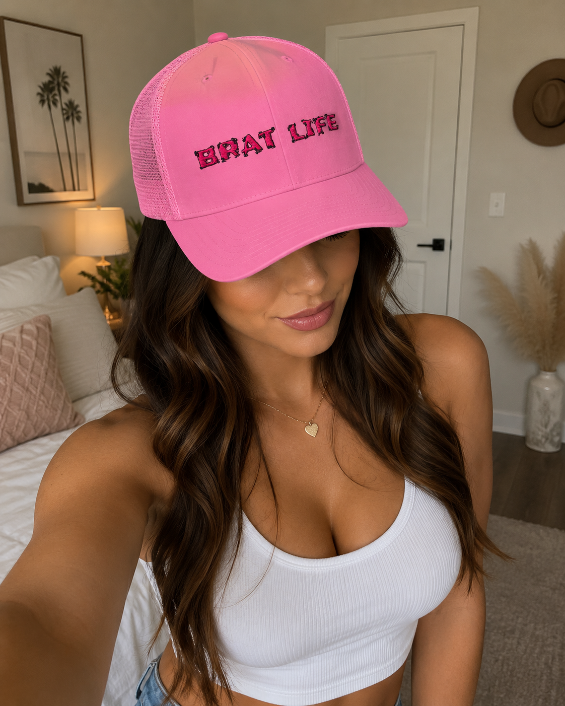 Brat Life Snapback Hat – Embroidered