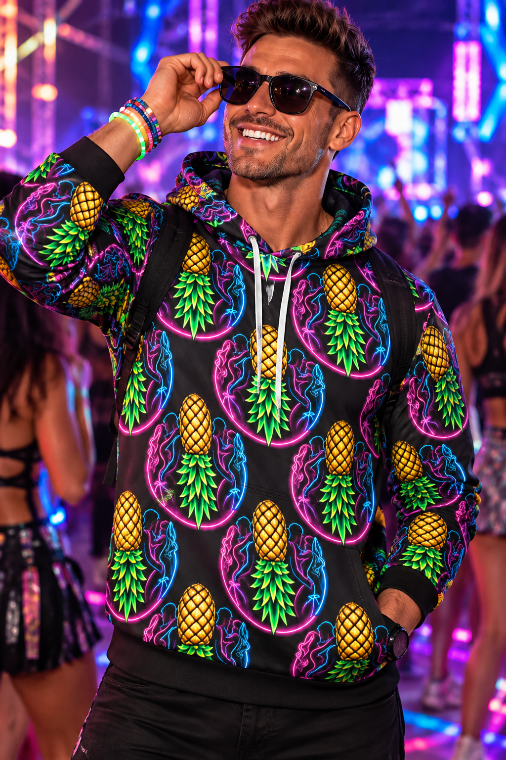 Electric Pineapple Hoodie