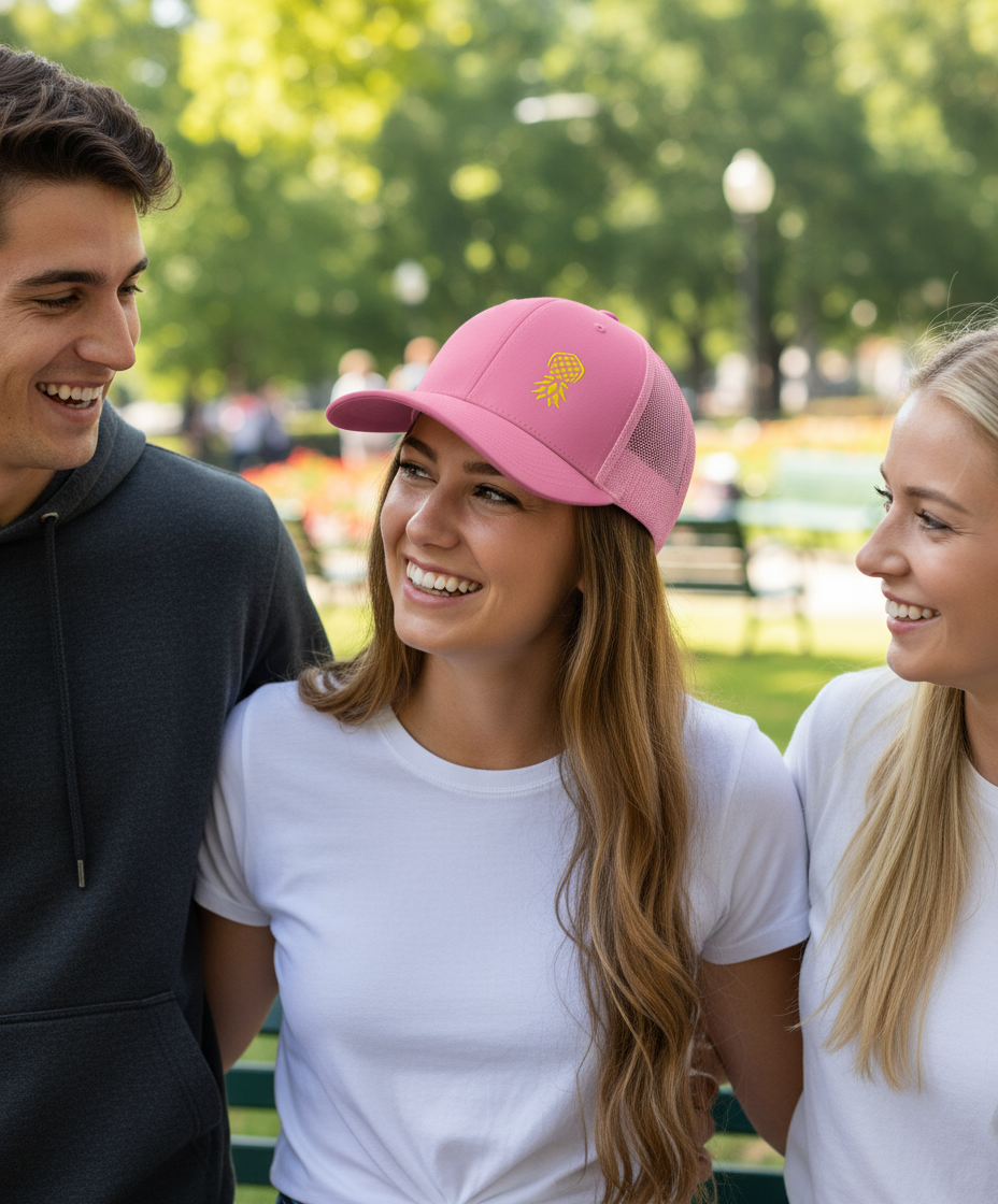 Pineapple Adjustable Hat – Embroidered | Swinger & ENM Lifestyle Apparel – DK Apparel-DK Apparel