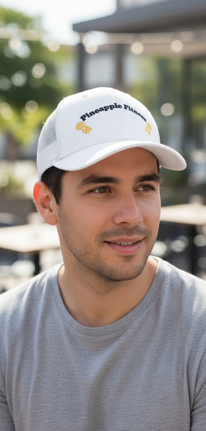 Pineapple Fitness Adjustable Hat – Embroidered | Swinger Lifestyle Headwear by DK Apparel-DK Apparel