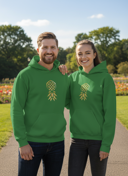 Pineapple Center Logo Unisex Hoodie | Swinger & ENM Lifestyle Apparel – DK Apparel-DK Apparel