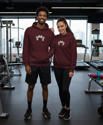 Pineapple Fitness Unisex Hoodie – White Logo | Lifestyle Gym & ENM Apparel – DK Apparel-DK Apparel