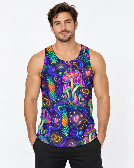Psychedelic Rave Men's Tank Top