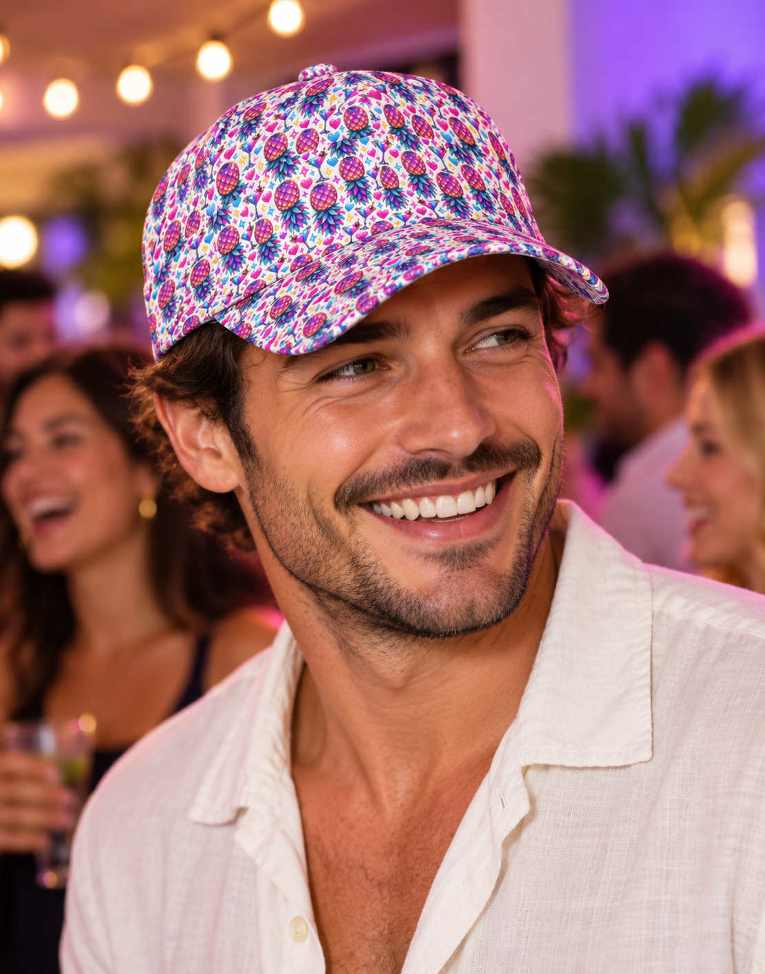 Pineapple Nights Snapback Hat