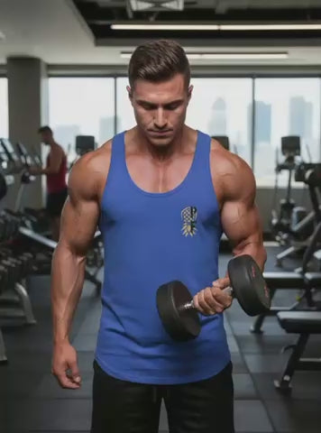 PF Alt Logo Men’s Tank Top – Pineapple Fitness Lifestyle & ENM Apparel | DK Apparel