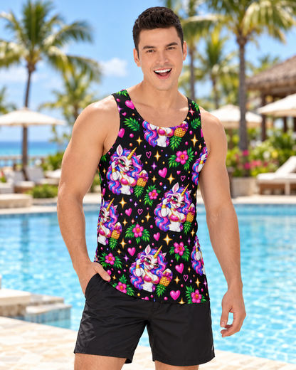 Electric Unicorn Men's Tank Top