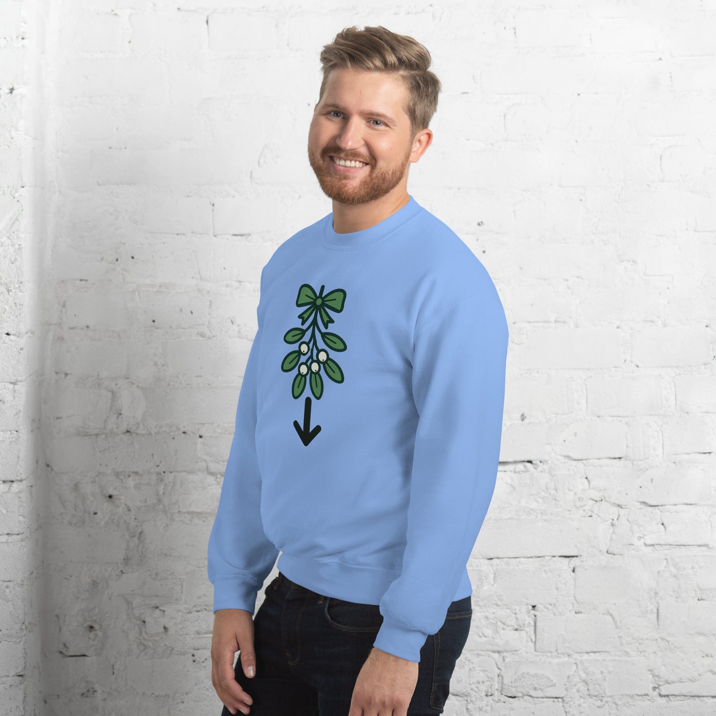 Mistletoe Sweater – Funny Christmas Swinger Holiday Apparel | DK Apparel-DK Apparel