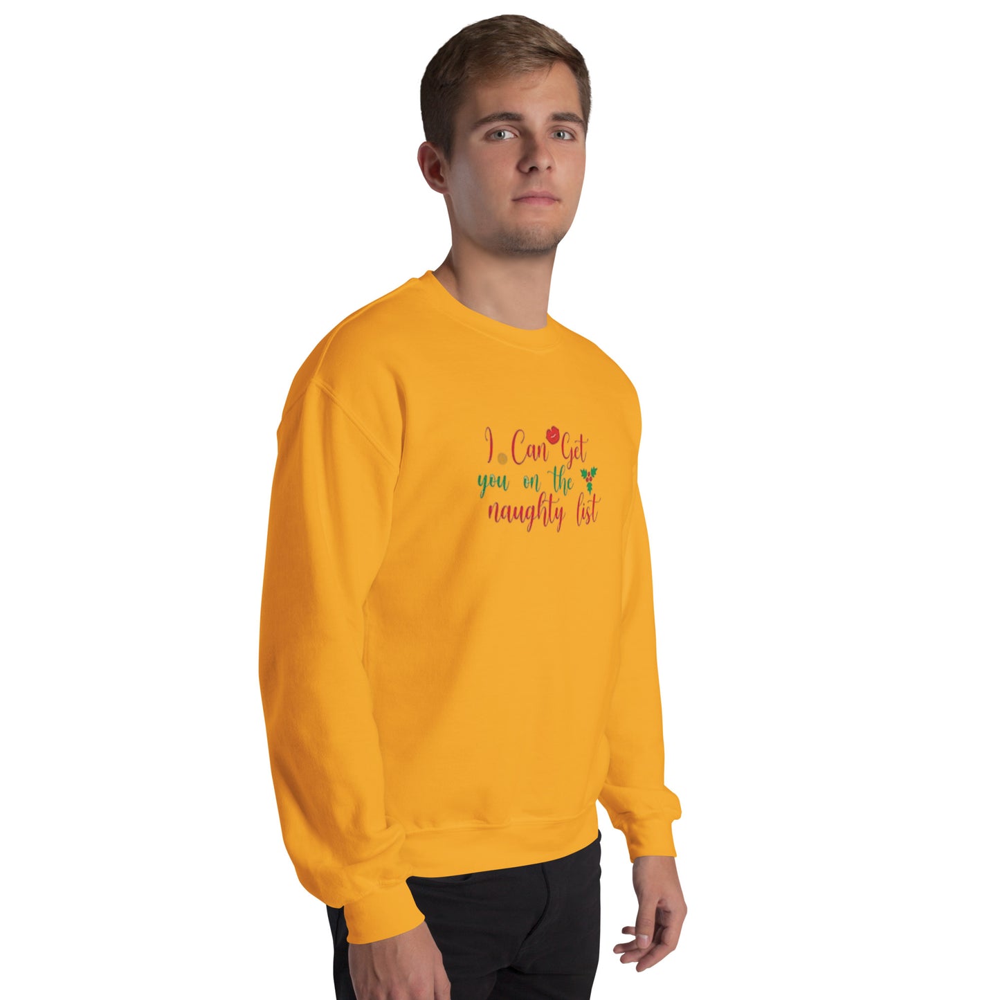 I Can Get You On The Naughty List Sweater – Funny Christmas Swinger Holiday Apparel | DK Apparel-DK Apparel