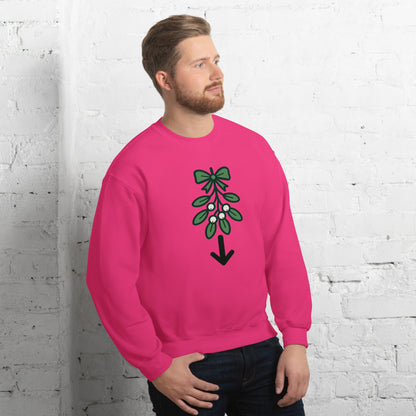 Mistletoe Sweater – Funny Christmas Swinger Holiday Apparel | DK Apparel-DK Apparel