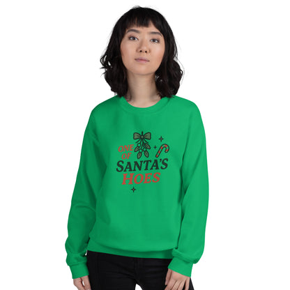 One of Santa’s Hoes Sweater – Funny Christmas Swinger Holiday Apparel | DK Apparel-DK Apparel