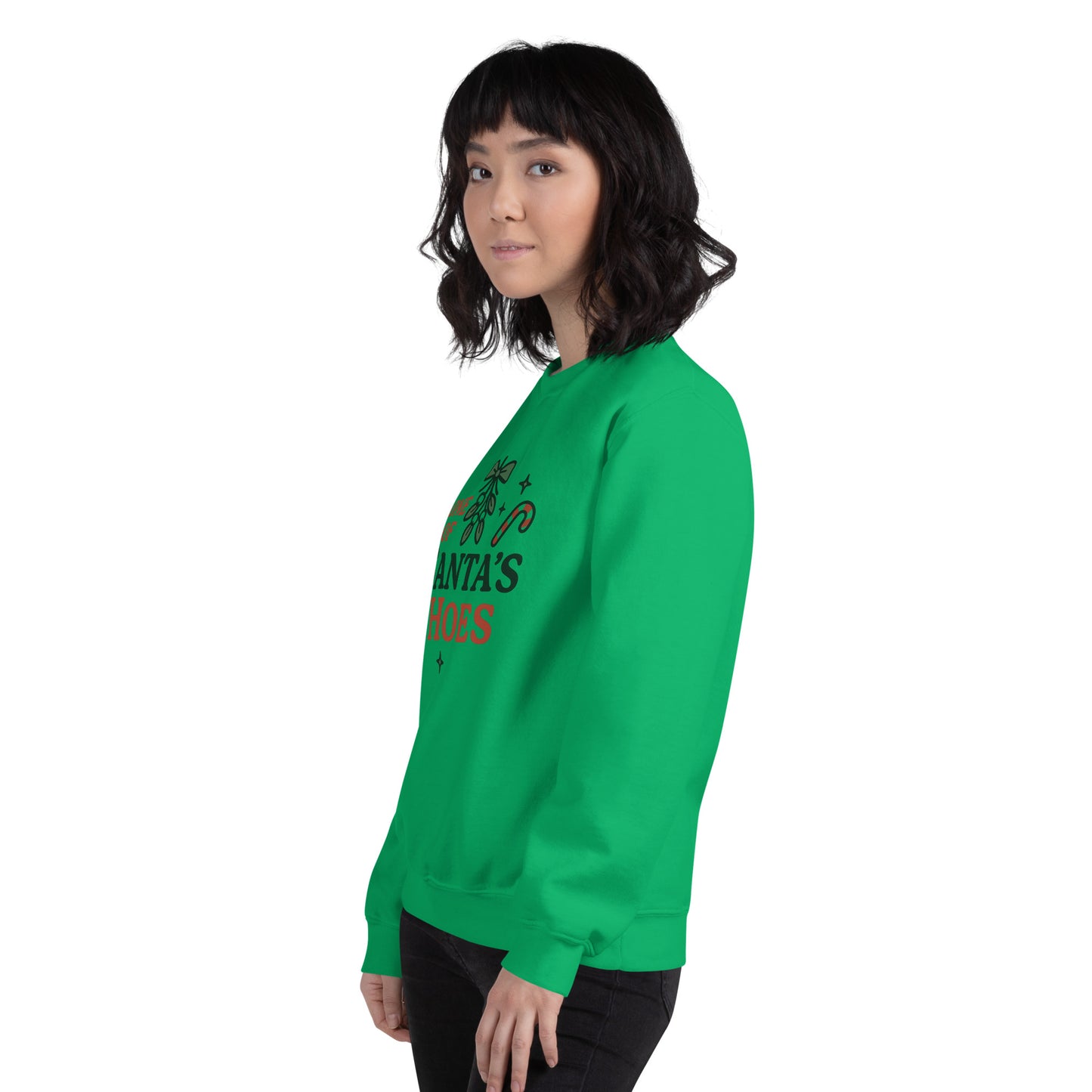 One of Santa’s Hoes Sweater – Funny Christmas Swinger Holiday Apparel | DK Apparel-DK Apparel