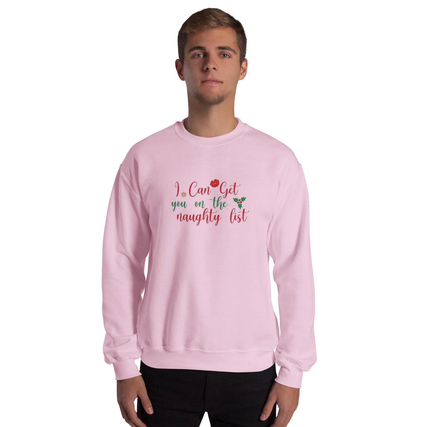 I Can Get You On The Naughty List Sweater – Funny Christmas Swinger Holiday Apparel | DK Apparel-DK Apparel