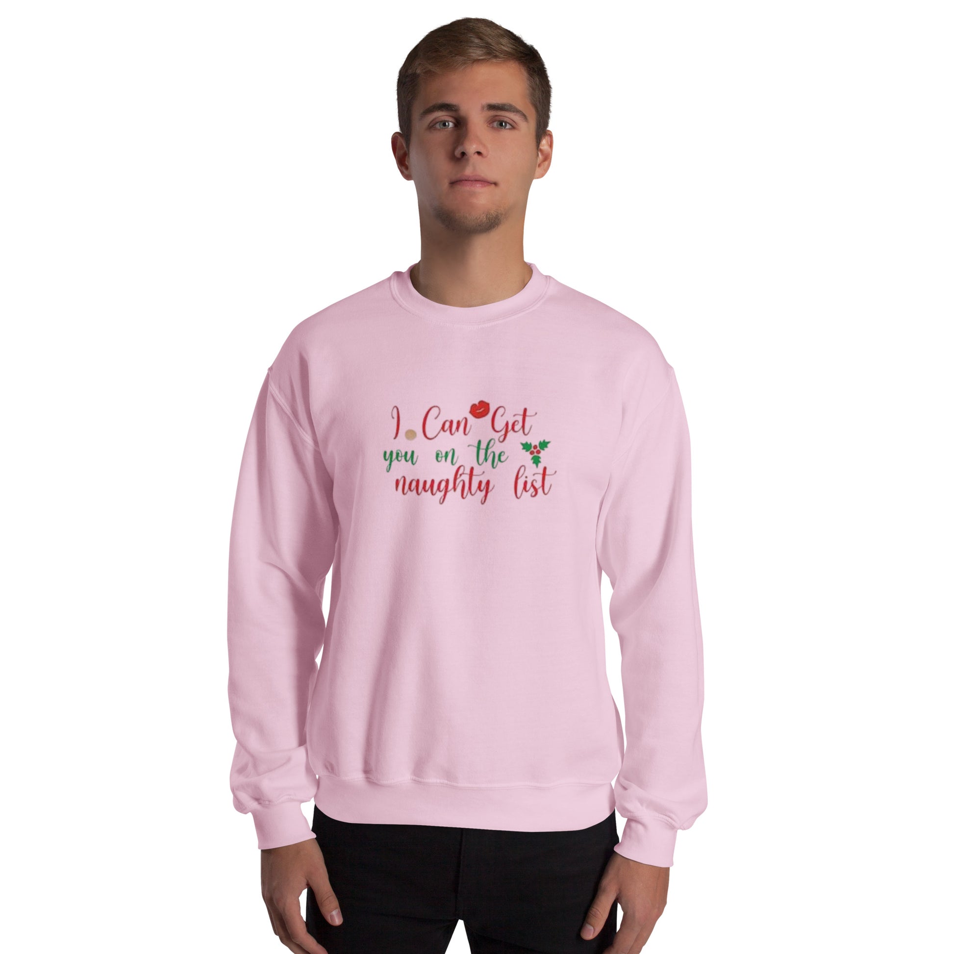 I Can Get You On The Naughty List Sweater – Funny Christmas Swinger Holiday Apparel | DK Apparel-DK Apparel