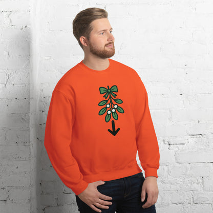 Mistletoe Sweater – Funny Christmas Swinger Holiday Apparel | DK Apparel-DK Apparel