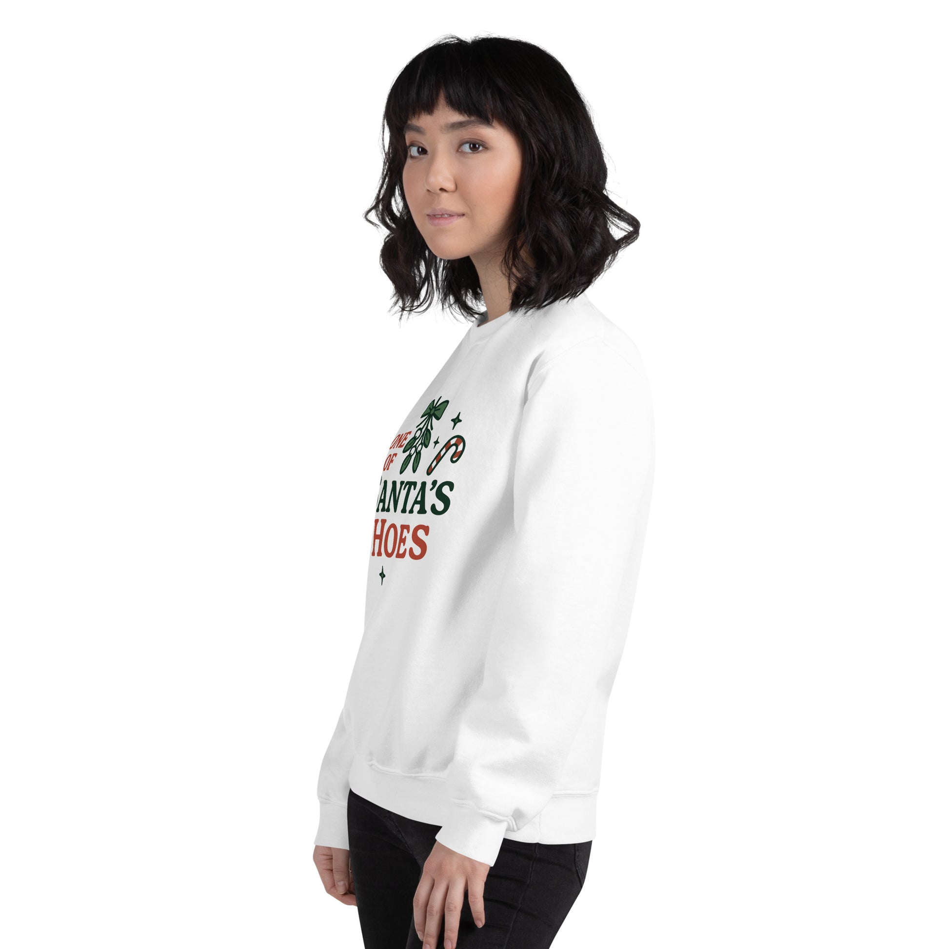 One of Santa’s Hoes Sweater – Funny Christmas Swinger Holiday Apparel | DK Apparel-DK Apparel
