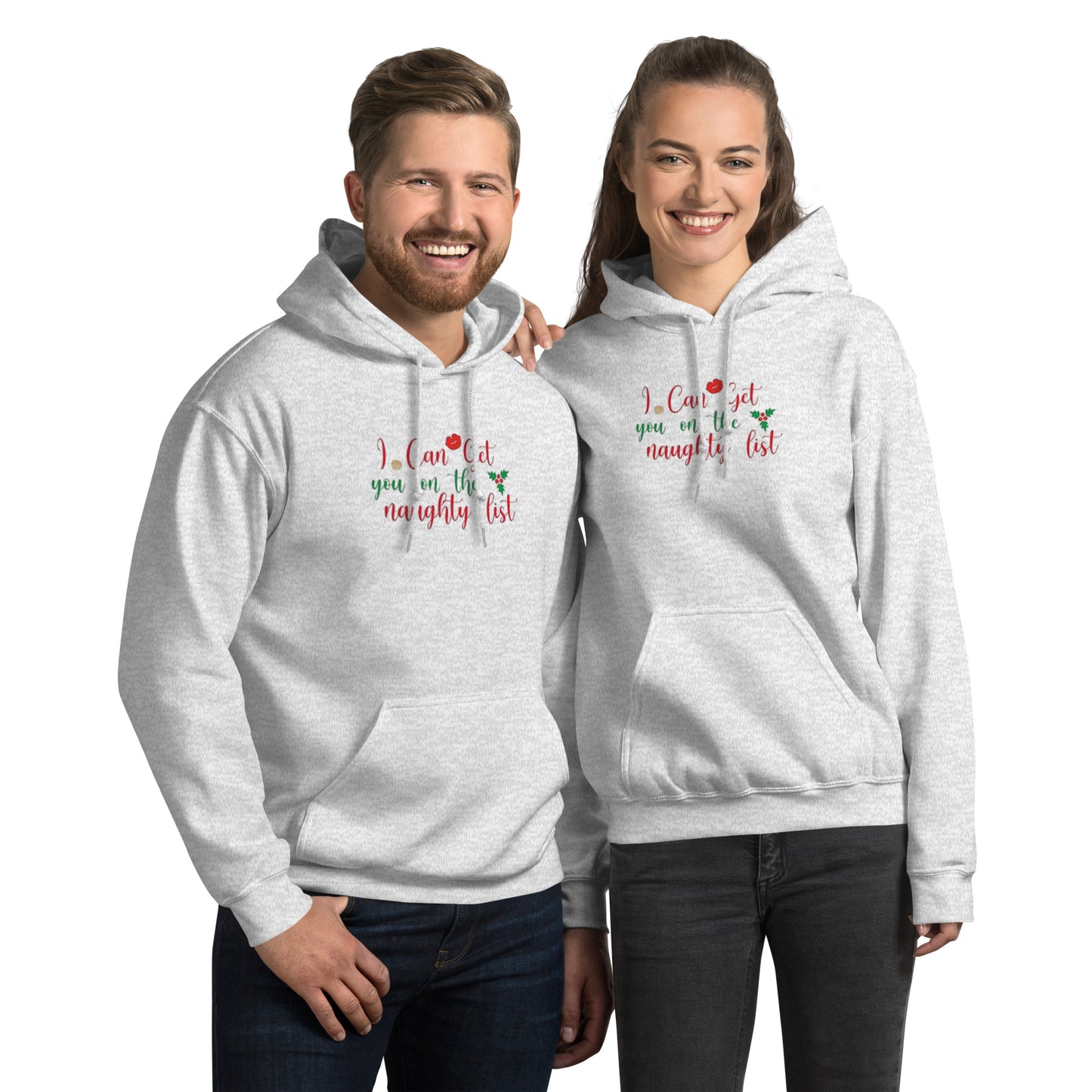 I Can Get You On The Naughty List Hoodie – Funny Christmas Swinger Holiday Apparel | DK Apparel-DK Apparel