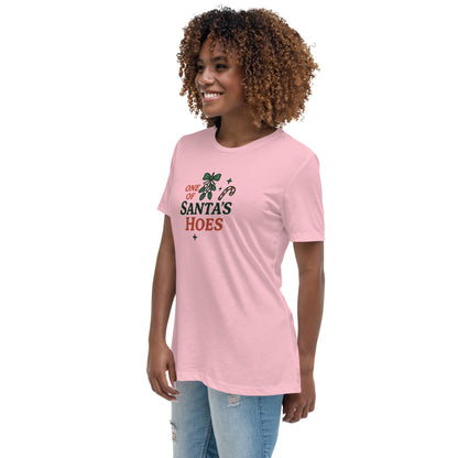 One of Santa’s Hoes Women’s Relaxed Shirt – Funny Christmas Swinger Apparel | DK Apparel-DK Apparel